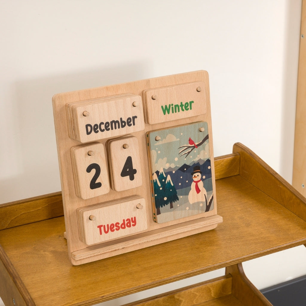 Montessori Wooden Calendar