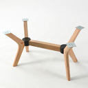 Solid Wood Rectangle Coffee Table Base 4-Legs