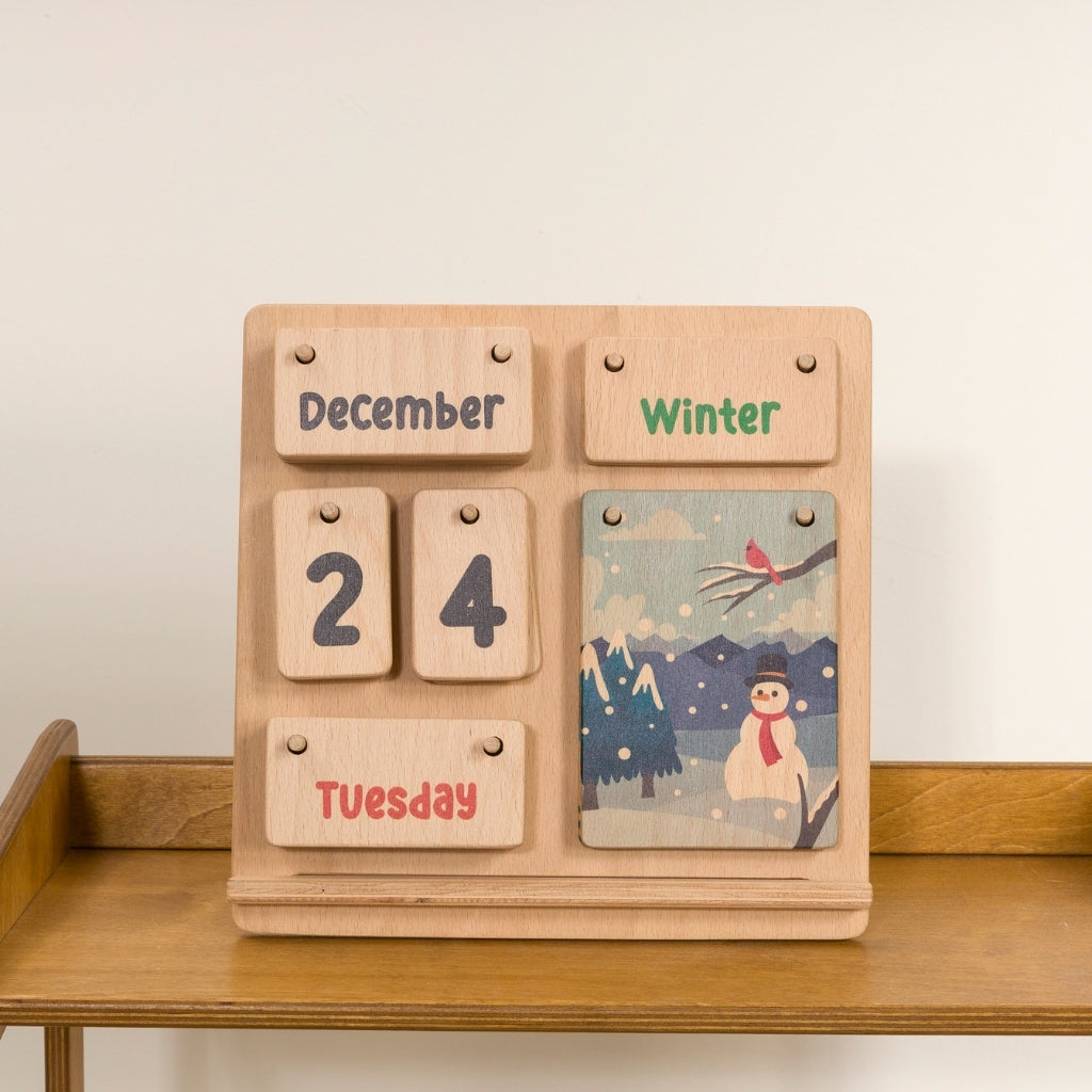 Montessori Wooden Calendar