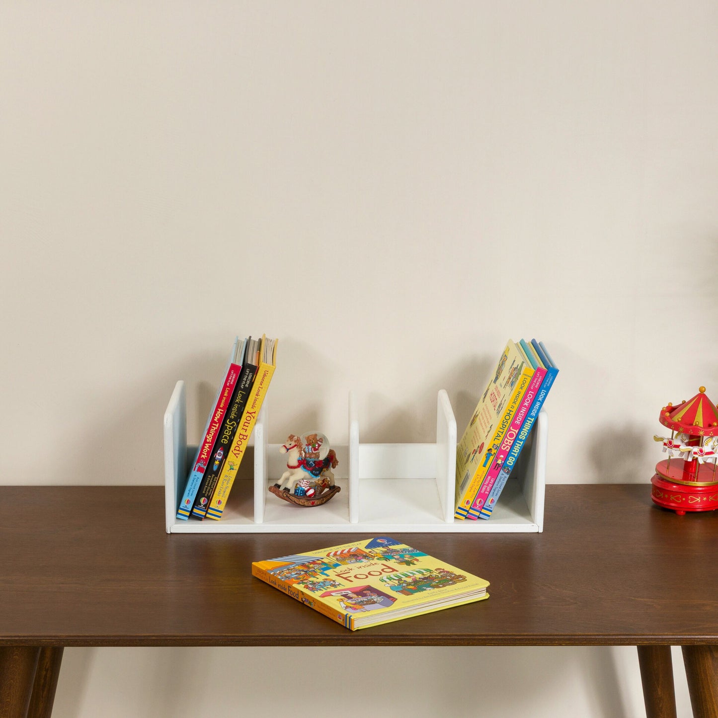 Montessori Desk Book Organizer