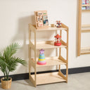 Montessori toy storage shelf, kids freestanding bookshelf 16
