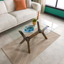 Solid Wood Rectangle Coffee Table Base 4-Legs