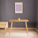 Solid Oak Oval Edged Rectangle Dining Table