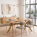 Modern Rectangle Dining Table with Butterfly Legs