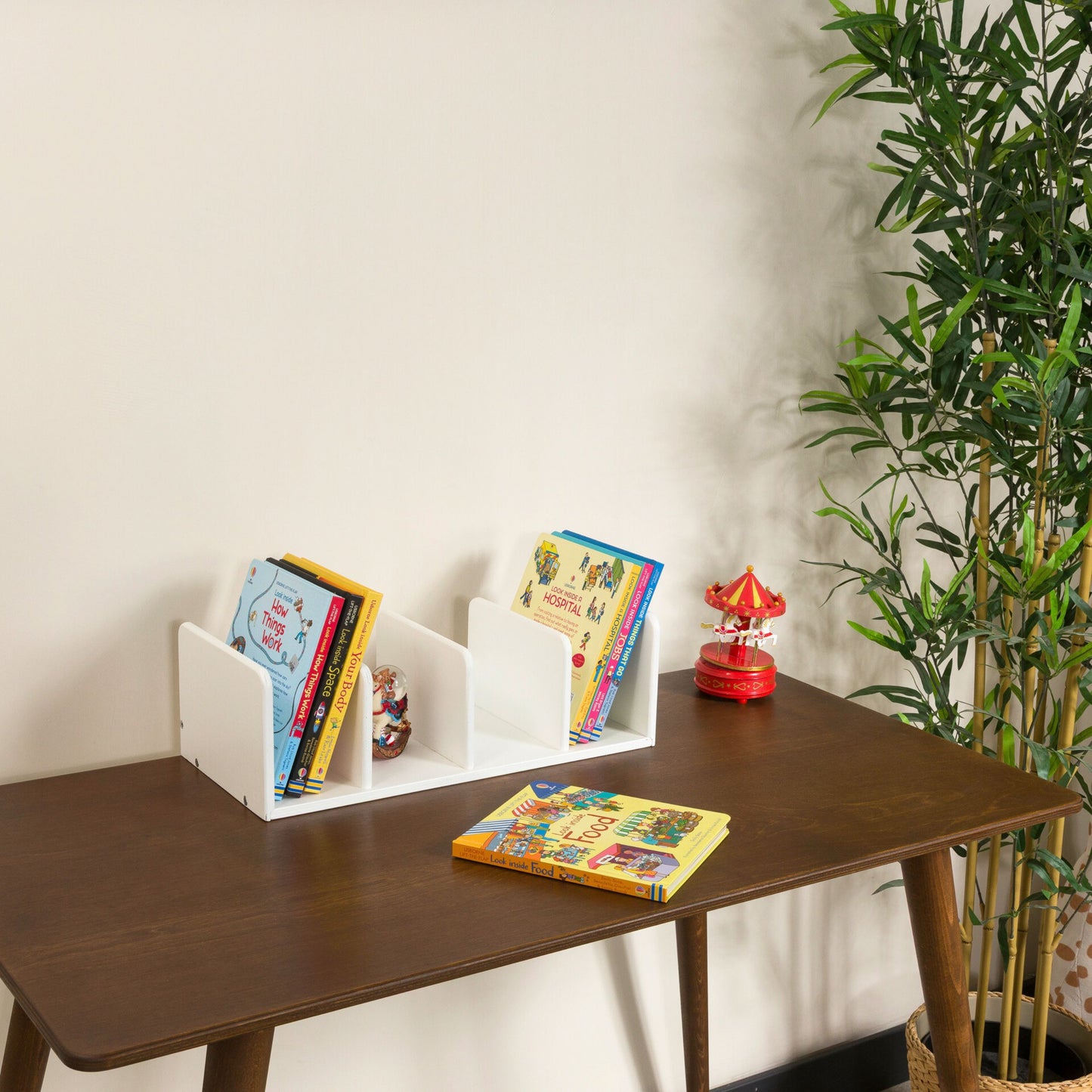 Montessori Desk Book Organizer