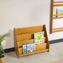 Freestanding Montessori Bookshelf, Handcrafted Wooden Kids Book Display Shelf 17