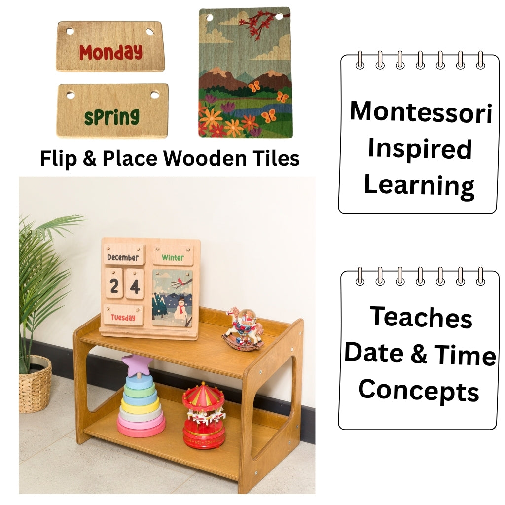 Montessori Wooden Calendar