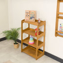 Montessori toy storage shelf, kids freestanding bookshelf 24