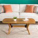 Solid Wood Rectangle Coffee Table Base 4-Legs