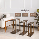 Wooden Rectangle End Table