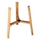 Solid Wood Pyramid Table Base