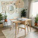 Olea Solid Oak Wood Dining Set – 2 to 4 Seater Options