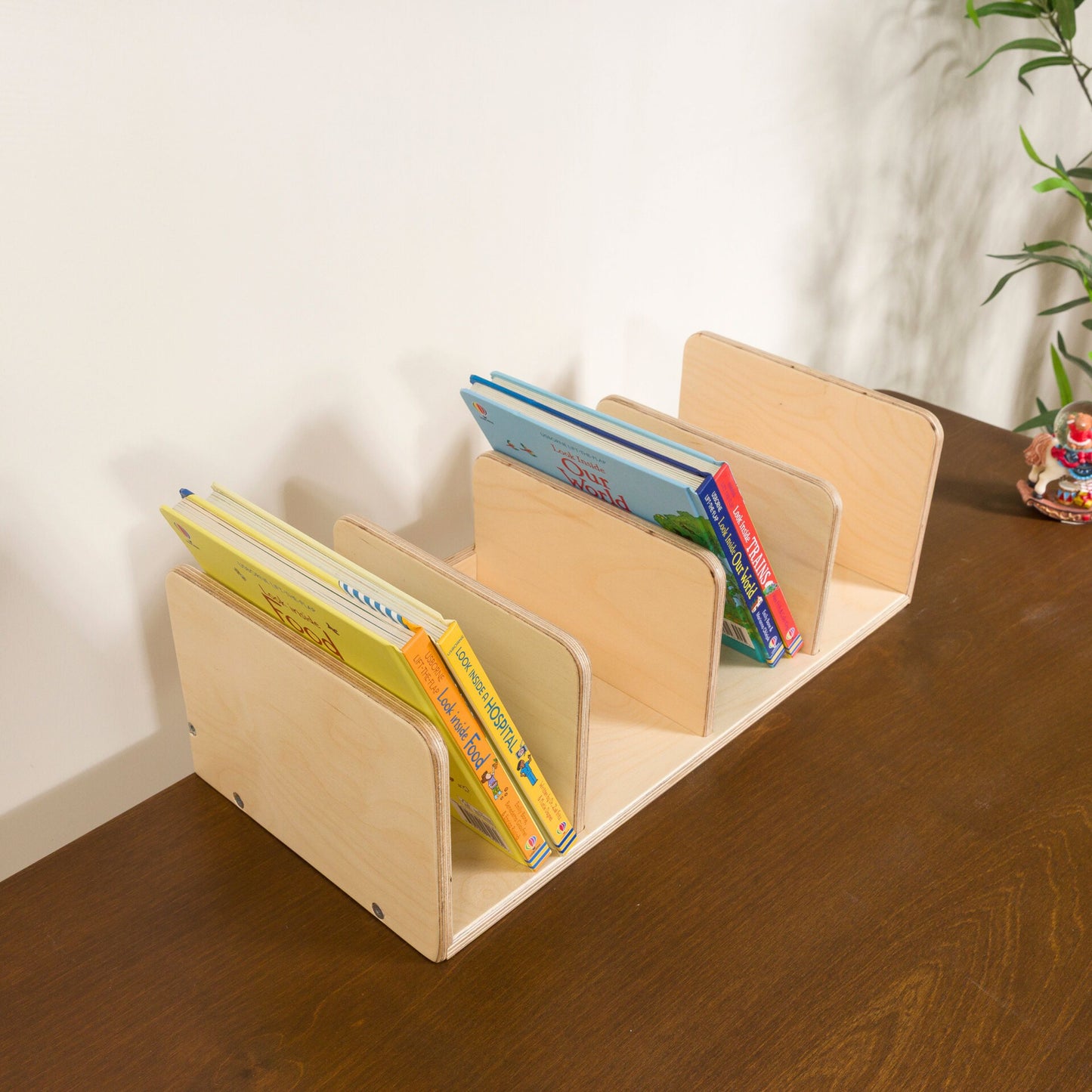 Montessori Desk Book Organizer