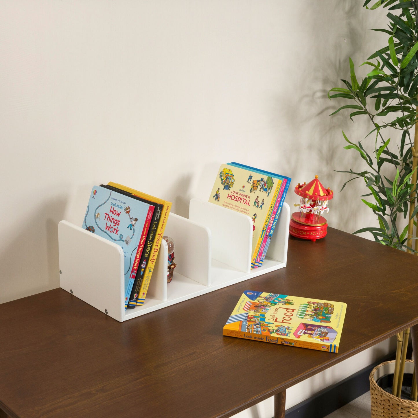 Montessori Desk Book Organizer
