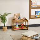 Montessori toy storage shelf, kids freestanding bookshelf 10