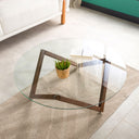 Prismatic Wood Coffee Table Base