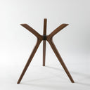 counter height table base, solid wood butterfly table base 
