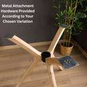 counter height table base, solid wood butterfly table base 9