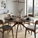 Solid Wood Round Dining Curvella Table Base 3-Legs