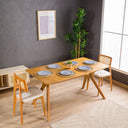 Modern Rectangle Dining Table with Butterfly Legs