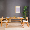 Modern Rectangle Dining Table with Butterfly Legs