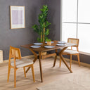Modern Rectangle Dining Table with Butterfly Legs