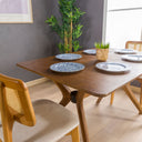 Modern Rectangle Dining Table with Butterfly Legs