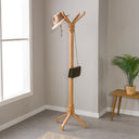 freestanding coat rack, solid wood coat stand  11