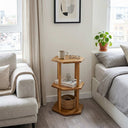 3-Tier Hexagon Side Table