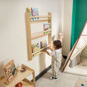 wall mounted Montessori bookshelf, kids floating bookshelf  
