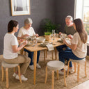 Talia Minimalist Low Stool (Set of 2)