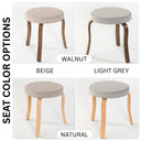 Talia Minimalist Low Stool (Set of 2)