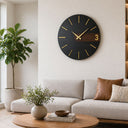 Noir Modern Wall Clock