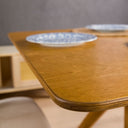 Modern Rectangle Dining Table with Butterfly Legs