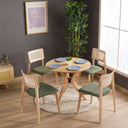 Irem Solid Wood Dining Chairs - Set of 2 (Natural Color)