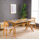 Modern Rectangle Dining Table with Butterfly Legs