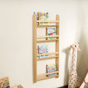 wall mounted Montessori bookshelf, kids floating bookshelf 18