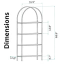 Mono Modern Glass Bookshelf