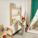 wall mounted Montessori bookshelf, kids floating bookshelf 14
