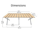 Portable Wooden Picnic Table