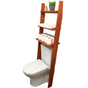 over the toilet ladder shelf, freestanding bathroom storage shelf 8