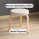 Talia Minimalist Low Stool (Set of 2)