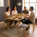 Talia Minimalist Low Stool (Set of 2)