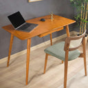 Rectangle Wooden Desk with Drawer - Mid Century Modern Home Office Desk 8