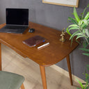 Curved Desk with Drawer – Handcrafted Rounded Edge Home Office Desk in Birch Plywood 15