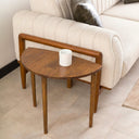 Solid Wood Round Nesting Coffee Table