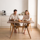 Modern Rectangle Dining Table with Butterfly Legs