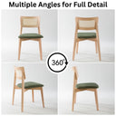 Irem Solid Wood Dining Chairs - Set of 2 (Natural Color)