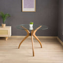 Solid Wood Round Dining Curvella Table Base 3-Legs