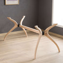 Solid Wood Rectangle Dining Curvella Table Base 4-Legs